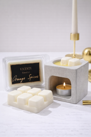 Wosk Sojowy do kominka o zapachu Orange Spices